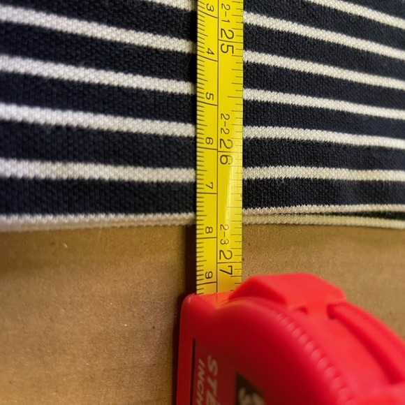 Nike Men's Small Black & White Striped Dri-Fit Polo - Picture 12 of 15